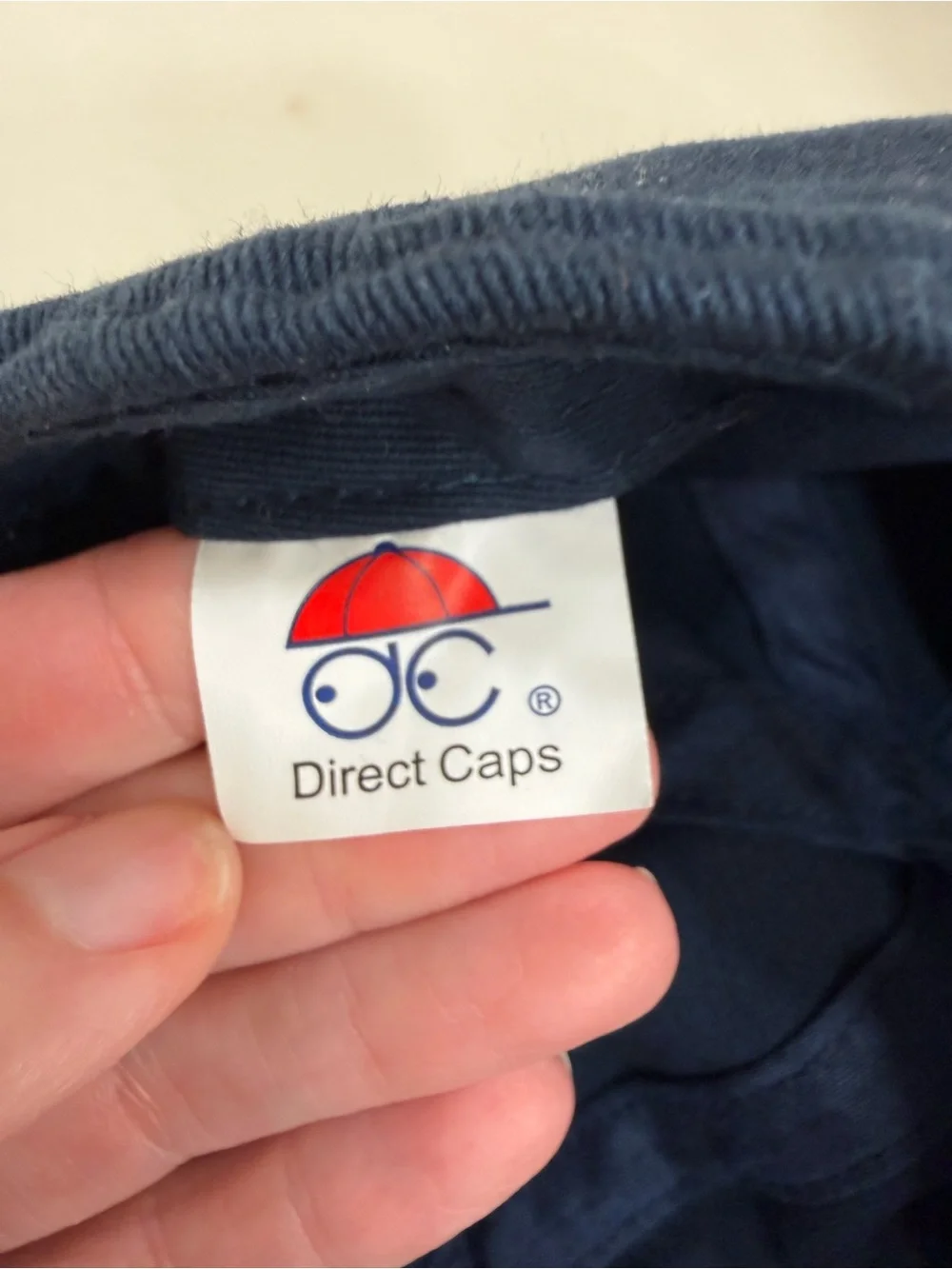 Captain Embroidered Navy Baseball Cap - women's